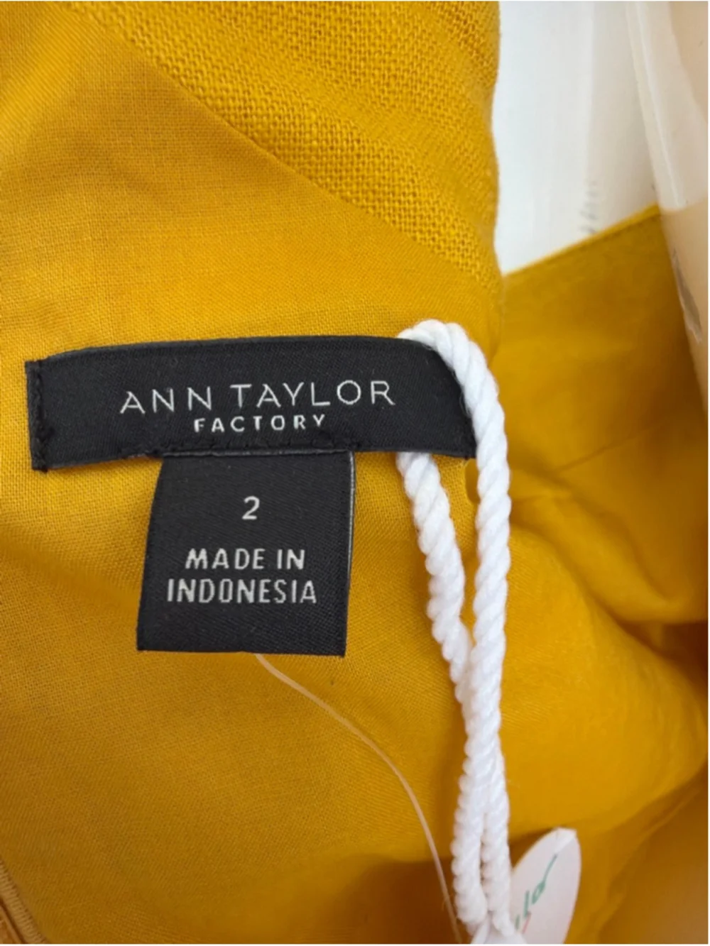 Women's Ann Taylor Factory Yellow Halter Mini Dress Size 2
